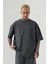 Erkek Oversize Penye Yazlık Kısa Kollu T-Shirt 1