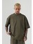 Erkek Oversize Penye Yazlık Kısa Kollu T-Shirt 1