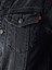 Alberta Black Feather Wash Kadın Jean Ceket 5