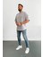 Erkek Oversize Kısa Kollu Nefes Alan T-Shirt 1