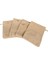 Süet & Kadife Duble Kese Krem 25 Adet 9X12 cm Takı, Altın Kesesi (Ipli & Büzgülü) 3