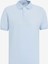 Erkek Beyaz-Lacivert-Açık Mavi 3'lü Çekmeyen Pamuklu Slim Fit Dar Kesim Kıvrılmaz Polo Yaka Tişört 7