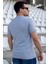 Erkek Gri Invisible Yazı Baskılı Basic Kısa Kollu Bisiklet Yaka Tişört 20ETSHYUNZ 4
