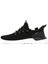 Erkek Siyah Bağcıklı Kalın Tabanlı Kumaş Sneaker 3