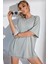 Kadın Bol Kesim Kısa Kollu Oversize T-Shirt 2