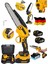 Alman 906 Rp 10 Pilli Otomatik Yağlamalı Çift Bataryalı Zinçirli Odun Dal Budama Makinası 20 cm 1