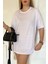 Kadın Penye Nefes Alan Oversize T-Shirt 1
