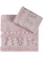Elit Pastel Bambu 2'li Banyo Havlu Seti (50*90+70*140) - Lila 1