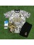Real Madrid Yeni Sezon Dragon Desenli Cristiano Ronaldo Çocuk Forması 3'lü Set (Black-White) 2