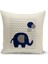 Çocuk Bebek Çift Tarafı Dijital Baskılı 4'lü Kırlent Kılıfı Seti (Kids Children Cushion Cover) 2