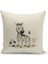 Çocuk Bebek Çift Tarafı Dijital Baskılı 4'lü Kırlent Kılıfı Seti (Kids Children Cushion Cover) 2