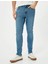 4SAM40057ND Koton Mıchael Erkek Jean Pantolon Açık Indigo 3