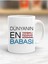 En Yakışıklı Baba Baskılı Kupa Bardak - Resimli Kupa Bardak - Hediyelik Bardak - Bardak Baskı 1