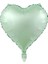 Retro Su Yeşili Kalp Folyo Balon 1 Adet 1