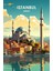 Istanbul Retro Duvar Poster 30X42 cm Çerçevesiz 1