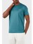 Logolu Bisiklet Yaka Pamuk Karışımlı Regular Erkek T Shirt 8N1Td8 1Juvz 0779 4