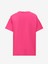 Pembe Kadın Bisiklet Yaka Loose Fit Baskılı T-Shirt BRB4SL-TST6088 2