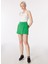 Yeşil Kadın Standart Fit Sweat Şort D4SL-SHT3024 2