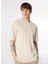 Bisiklet Yaka Bej Erkek T-Shirt L241569614 Bisiklet Yaka T-Shirt 3