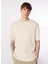 Bisiklet Yaka Bej Erkek T-Shirt L241569614 Bisiklet Yaka T-Shirt 4