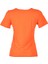 Bisiklet Yaka Baskılı Kısa Kollu Oranj Kadın T-Shirt 2243102 5