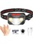 8 Mod Handfress Hareket Sensörü Su Geçırmez Güçlü LED Far Far Kafa Lambası Cob El Feneri Kafa Işığı (Yurt Dışından) 1