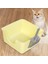 Üstü Açık Pet Çöp Tepsisi Sıçrama Önleyici Kedi Lazımlığı Yavru Kedi Küçük Orta Kediler Için Yüksek Taraflı Kitty Çöp Tavası ile Kedi Kumu Kutusu (Yurt Dışından) 3
