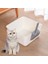 Üstü Açık Pet Çöp Tepsisi Sıçrama Önleyici Kedi Lazımlığı Yavru Kedi Küçük Orta Kediler Için Yüksek Taraflı Kitty Çöp Tavası ile Kedi Kumu Kutusu (Yurt Dışından) 4