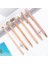 6 Parça 1.0mm Sevimli Metal Tükenmez Kalemler Kadınlar Için Ofis Okul Malzemeleri (Yurt Dışından) 2