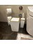 Banyo Seti 5'li, Kare, Akrilik, Çöp Kovası, Wc Fırçalık, Sıvı Sabunluk, Diş Fırçalık, El Sabunluk 5