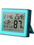 Mavi Stil Dijital LCD Elektronik Dijital Sıcaklık Nem Ölçer Termometre Higrometre Kapalı Açık Hava Istasyonu Saat (Yurt Dışından) 1