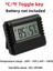 M01-SIYAH Tarzı Mini Iç Mekan Termometresi LCD Dijital Sıcaklık Odası Higrometre Ölçer Sensörü Nem Ölçer Iç Mekan Termometresi Sıcaklık (Yurt Dışından) 1