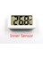 Sarı Stil Mini Dijital LCD Oto Araba Pet Termometre Nem Sıcaklık Ölçer Sensör Ölçer Termostat Higrometre Pirometre Termograf (Yurt Dışından) 1