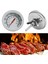 Gümüş Tarzı Paslanmaz Çelik Barbekü Barbekü Sigara Içen Izgara Termometre Sıcaklık Ölçer Bakewar Sigara Içen Sıcaklık Çift Ölçer (Yurt Dışından) 5