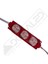 12 Volt Kırmızı 3 Watt 3 Lü Lensli 3030 Reklamcı Modül 10 Adet 3