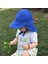 Açık Çocuklar Bebek Boyun Kulak Koruyucu Geniş Kenarlı Anti-Uv Güneş Koruma Flap Cap Şapka (Yurt Dışından) 4