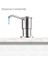 BEYAZ-500ML Içbükey ve Dışbükey Sıvı Sabunluk, Paslanmaz Çelik Sabunluk, Banyo Mutfak Lavabo Ankastre Sabunluk (Yurt Dışından) 5