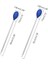 Mavi Stil 30CM 30CM 35CM Akrilik Mercan Besleyici Akvaryum Pipet Sps Hps Sıvı Gübre Küçük Balık Tankı Su Değiştirici Mercan Besleme Tüpü (Yurt Dışından) 3