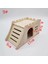 No.5 Tarzı Hamster Ahşap Ev Hideout Küçük Hayvan Habitat Doğal Ahşap Tırmanma Oyun Kulübesi Çiğniyor Oyuncaklar Cüce Hamster Için (Yurt Dışından) 5