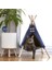 Turuncu Tarzı 80X90CM ZK40 Pet Teepee Köpek ve Kedi Yatak Beyaz Kanvas Köpek Kanvas Sevimli Ev-Taşınabilir Yıkanabilir Köpek Çadırları Köpek ve Kedi Için Pet Köpek Yavru Yavru Yatak (Yurt Dışından) 5