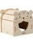No.8 Tarzı Hamster Ahşap Ev Hideout Küçük Hayvan Habitat Doğal Ahşap Tırmanma Oyun Kulübesi Çiğniyor Oyuncaklar Cüce Hamster Için (Yurt Dışından) 1