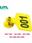 Sarı Stil 301A400 100 Takım Inek Kulak Etiketi Işaretleri Kulak Kartı Kelimelerle No. Kulak Etiketleri Yazarak Bakır Kafa Küpe Çiftlik Hayvanı Kimlik Kartı (Yurt Dışından) 2