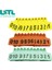 Sarı Stil 301A400 100 Takım Inek Kulak Etiketi Işaretleri Kulak Kartı Kelimelerle No. Kulak Etiketleri Yazarak Bakır Kafa Küpe Çiftlik Hayvanı Kimlik Kartı (Yurt Dışından) 4