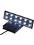 Beyaz Stil 6W 12 LED Akvaryum Işığı Kelepçe Klipsi Akvaryum Lambası Beyaz Işık Taşınabilir Ab Tak AC220V Işık Balık Kavanozu Lamba Akvaryum Aksesuarları (Yurt Dışından) 1
