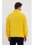 Sarı Erkek Hırkası, Fermuarlı Hırka, Peluş Hırka, Oversize Hırka 5