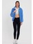 Mavi Kadın Hırkası, Fermuarlı Hırka, Oversize Hırka, Peluş Hırka 1
