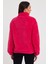 Fuşya Kadın Hırkası, Fermuarlı Hırka, Oversize Hırka, Peluş Hırka 4