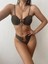 Haki Yeşili Tokalı Italyan Kumaş Bikini Takımı 3
