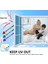 Mavi-Gümüş Tarzı 40X300CM Pencere Gizlilik Filmi, Tek Yönlü Ayna Filmi Gündüz Anti Uv Güneş Engelleme Isı Kontrolü Yansıtıcı Cam Tonu Etiket Ev Ofis Için (Yurt Dışından) 5