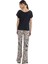 Kadın Kısa Kol Siyah Pijama Takımı C9T6N3O06 3